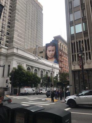 Greta Thunberg Mural