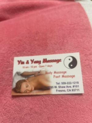 Yin & Yang Massage