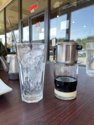 So delicious sandwich and ice coffee!