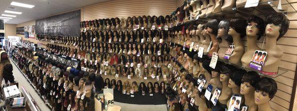 Over 800 Wigs