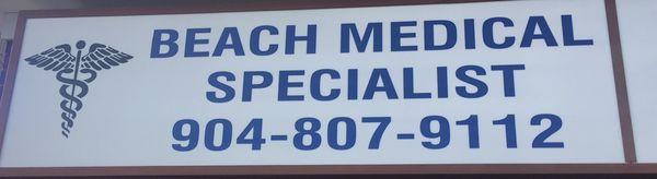 Beach Medical Specialist Located on 9860 Beach Blvd Jacksonville Fl 32246