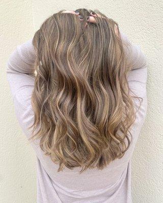 Blonde highlights