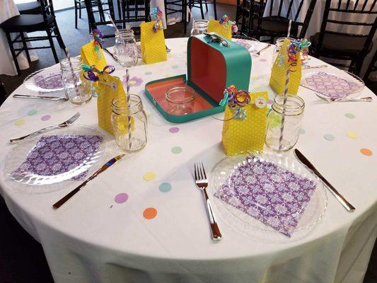 Baby Shower Tables