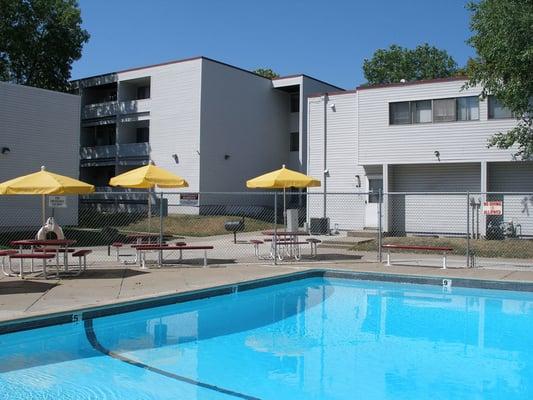 Outdoor Pool with Picnic Area