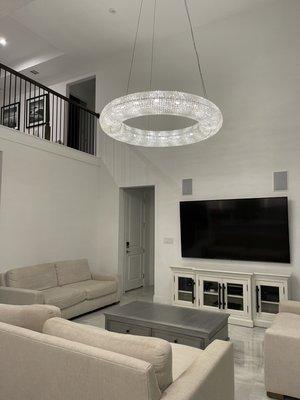 Crystal chandelier