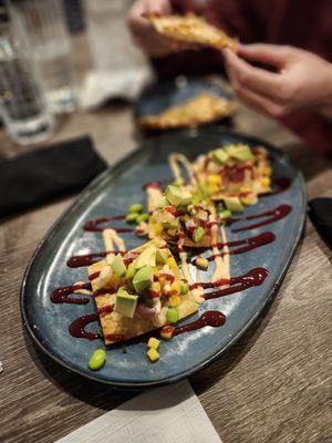 Tuna Tartar Mini Tostadas