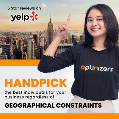 Unlock a world of talent with virtual staffing!  Say goodbye to geographical limits and handpick the best minds for your team.