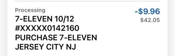 My proof of buying stuff hours before being accused of shoplifting while I came back to see if I had dropped my hat there earlier.