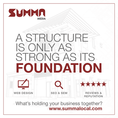 A structure is only as strong as its foundation.