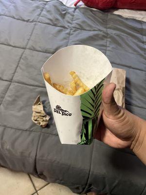 Large fries? More like large box with some fries