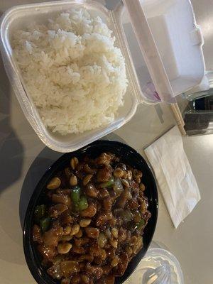 Delicious Kung pao chicken