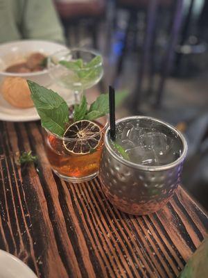 Pho old fashion and Moscow mule