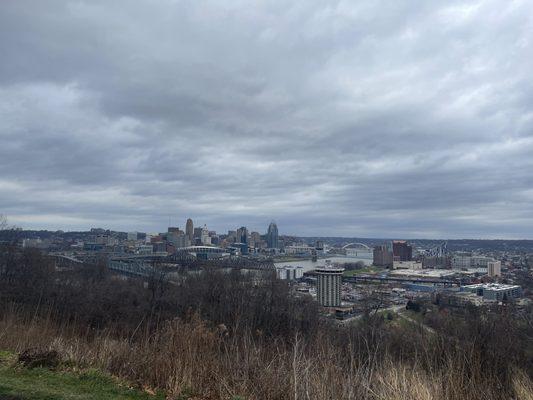 What a view! Christmas hike from Cincy to Covington