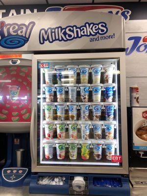 Milkshakes and more, self serve