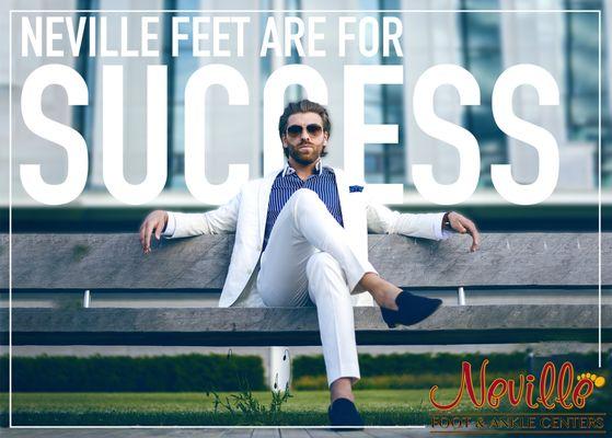 #NevilleFeet are ready for #SUCCESS!