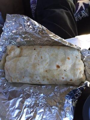 Breakfast burrito- yummy!