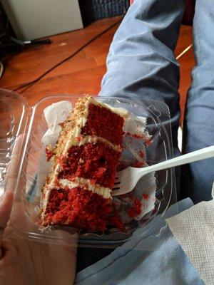 Red Velvet Cake with Pecans. Best I've ever had