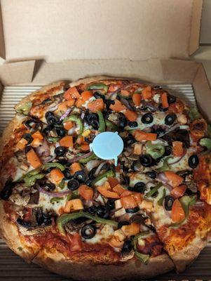 Medium Veggie pizza