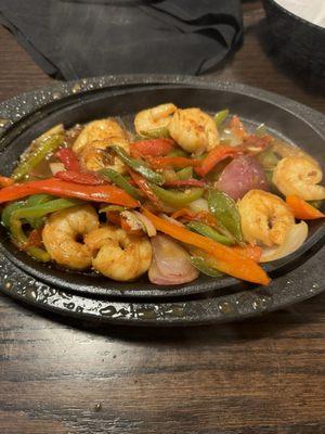 *Shrimp Fajitas