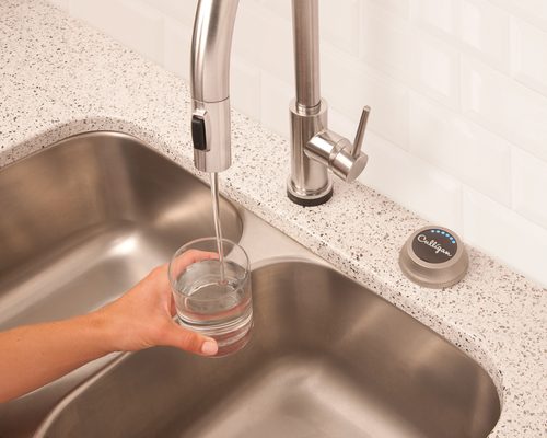 Bottled quality water from your faucet at the push of a button!