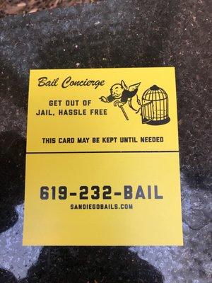 If you are in the Vista Detention Center and need to Bs bailed out go with the Trusted Bail Company Bail Concierge.