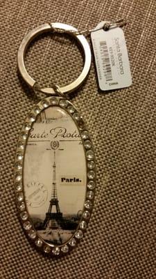 Paris Key Chain by: "Eye Candy For the Soul" by: Sally Jean $15.00