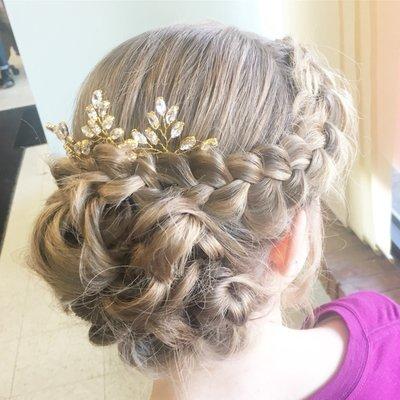 Wedding updo !