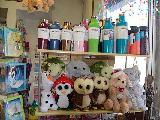 Stuffed Animals & Water Bottles