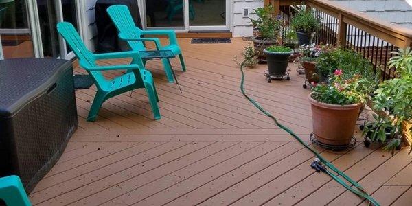 Protect and beautify your wooden surfaces with our professional staining services.