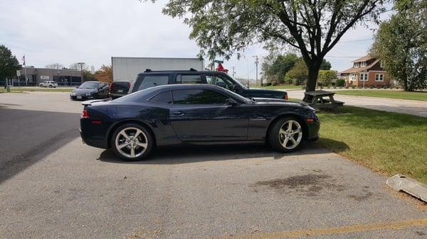 Window Tint on a 2014 Chevy Camero