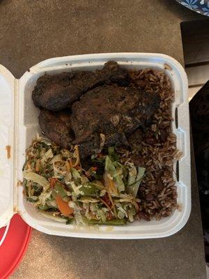 Jerk chicken meal