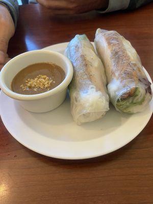 Grilled Chicken Spring Roll