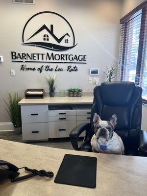 Barnett Mortgage's mascot, Rango just LOVES having his photo taken!