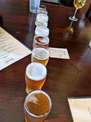 When your husband says, "Give us a flight of everything on the craft beer menu"