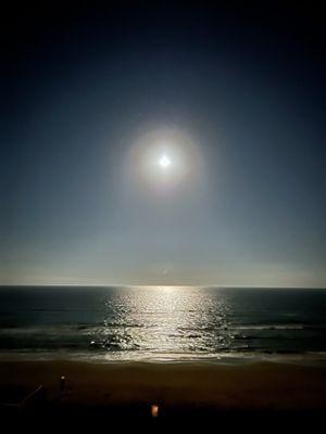 Moonrise at the Seabreeze Beach Resort