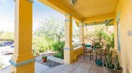 Exterior paint on a residential home in Tucson, Arizona