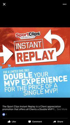 The month of July...Enjoy the Ultimate MVP Experience twice!