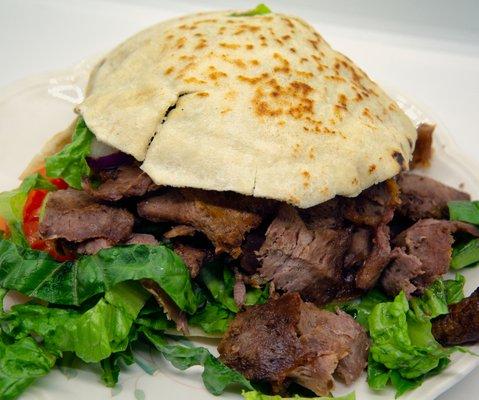 Lamb Pita: $10.25. Take-out.