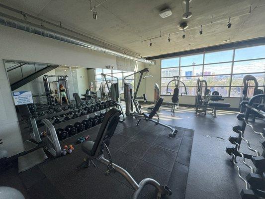 2 Level fitness center in building