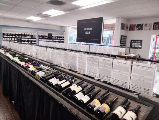 A great selection of wine