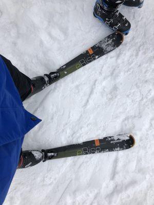 My rental skis