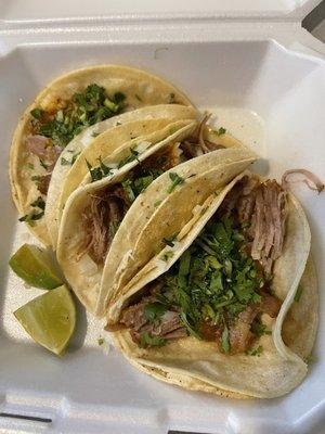 3 Carnitas Tacos