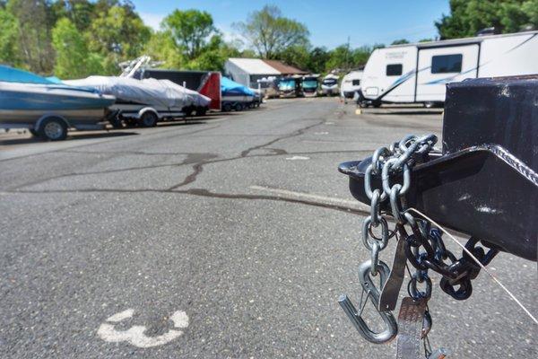 Store your trailer, boat and RV in our secure lot.