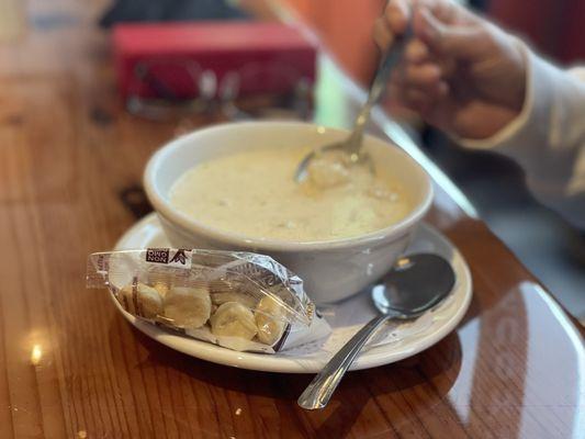 Clam chowder