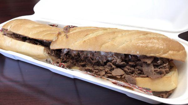 Large Firehouse Steak and Cheese Sub (meat and cheese only)