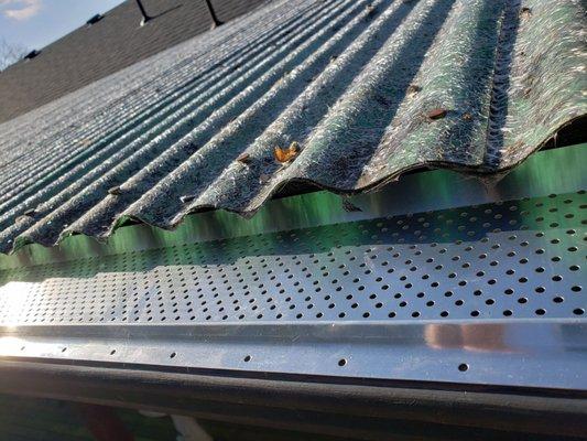 Rain gutter guards