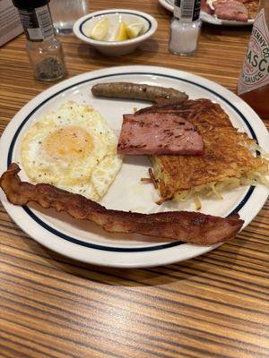 55+ breakfast sampler.