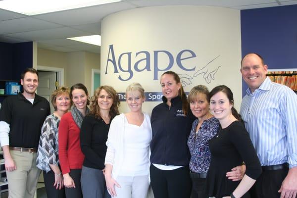 Agape Physical Therapy Staff, Forest Hill, Maryland. "Our Best For Your Best"