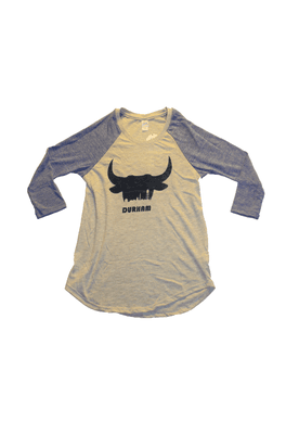 Durham Skyline Raglan! Women's Cut. Assorted Colors.