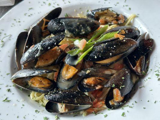 Nightly Special- Mussels with Fettuccine